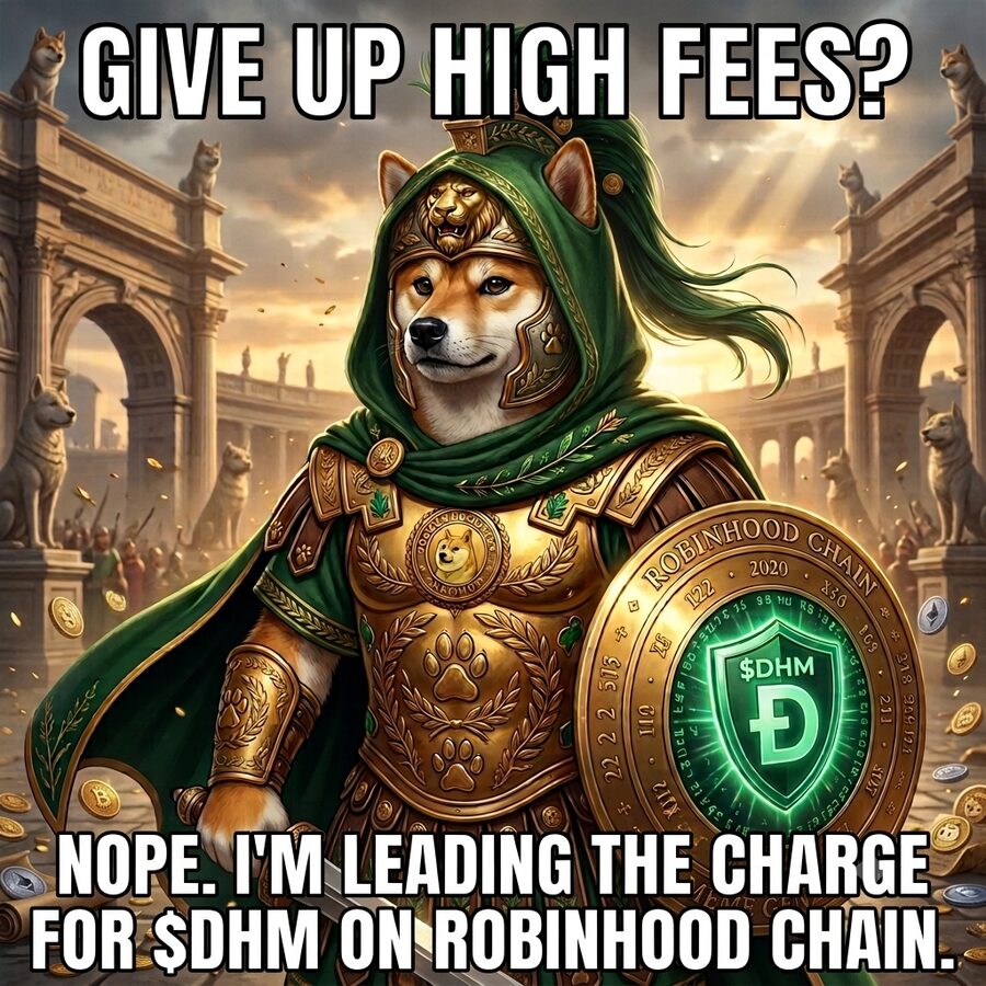 General leading the charge for $DHM on Robinhood Chain